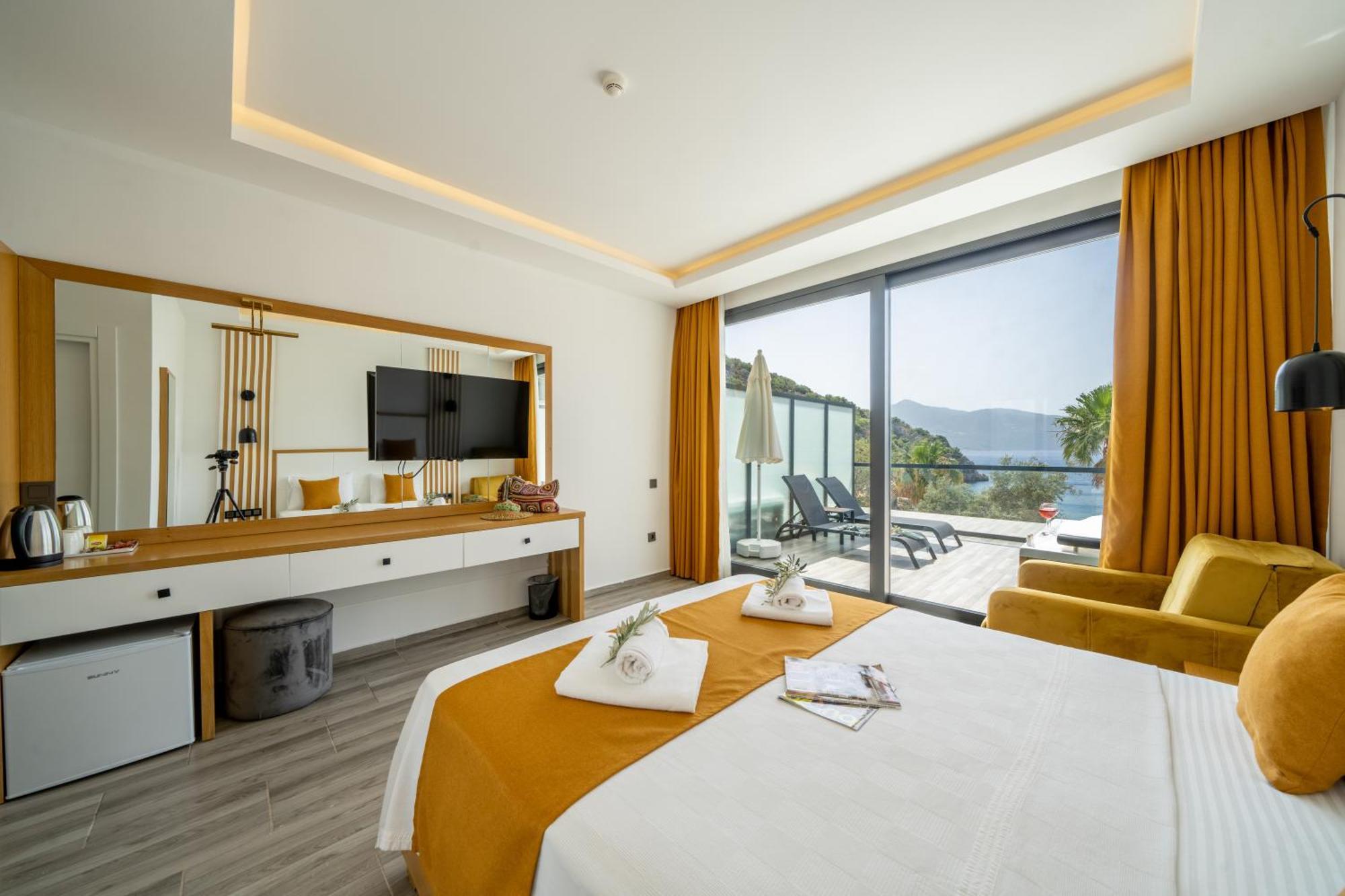 קס Kalkan Beach Park Hotel מראה חיצוני תמונה