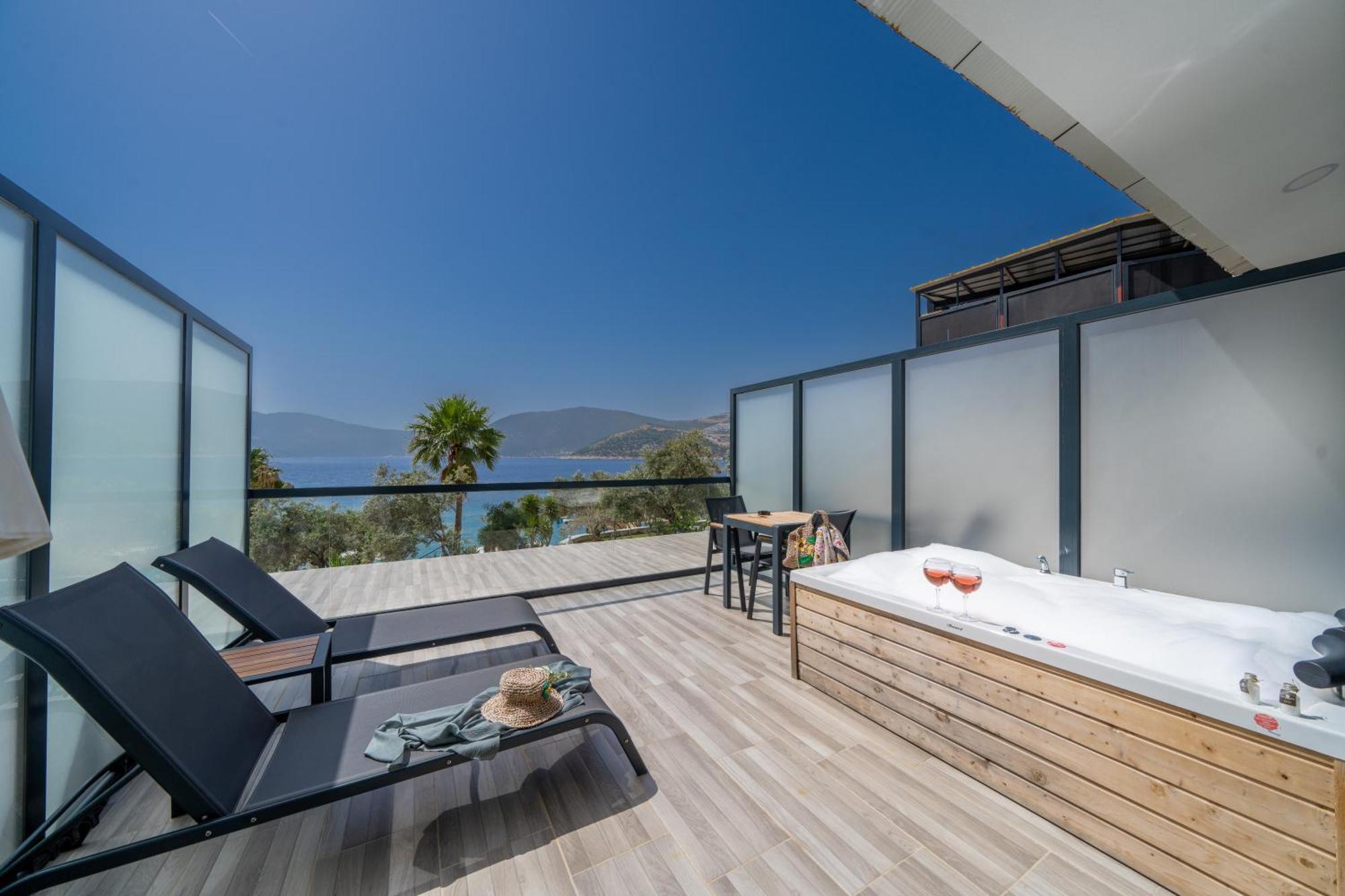 קס Kalkan Beach Park Hotel מראה חיצוני תמונה