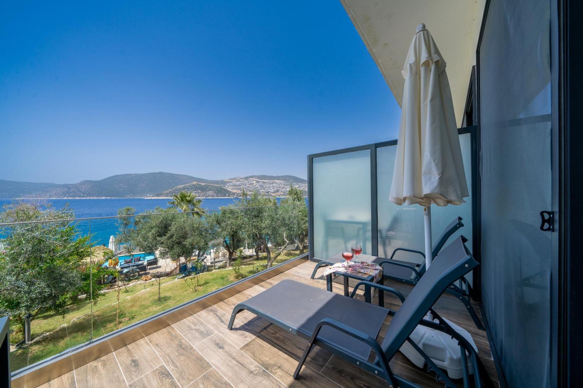 קס Kalkan Beach Park Hotel מראה חיצוני תמונה