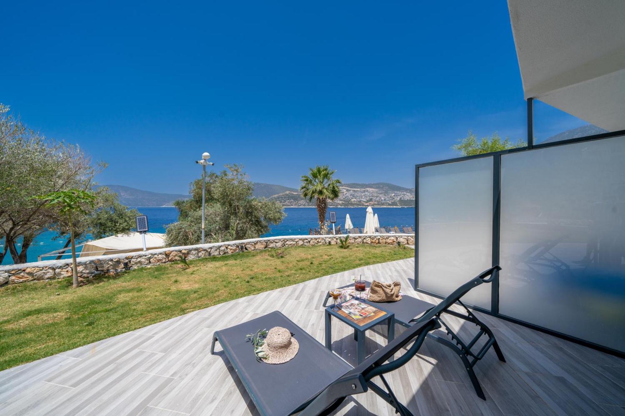 קס Kalkan Beach Park Hotel מראה חיצוני תמונה