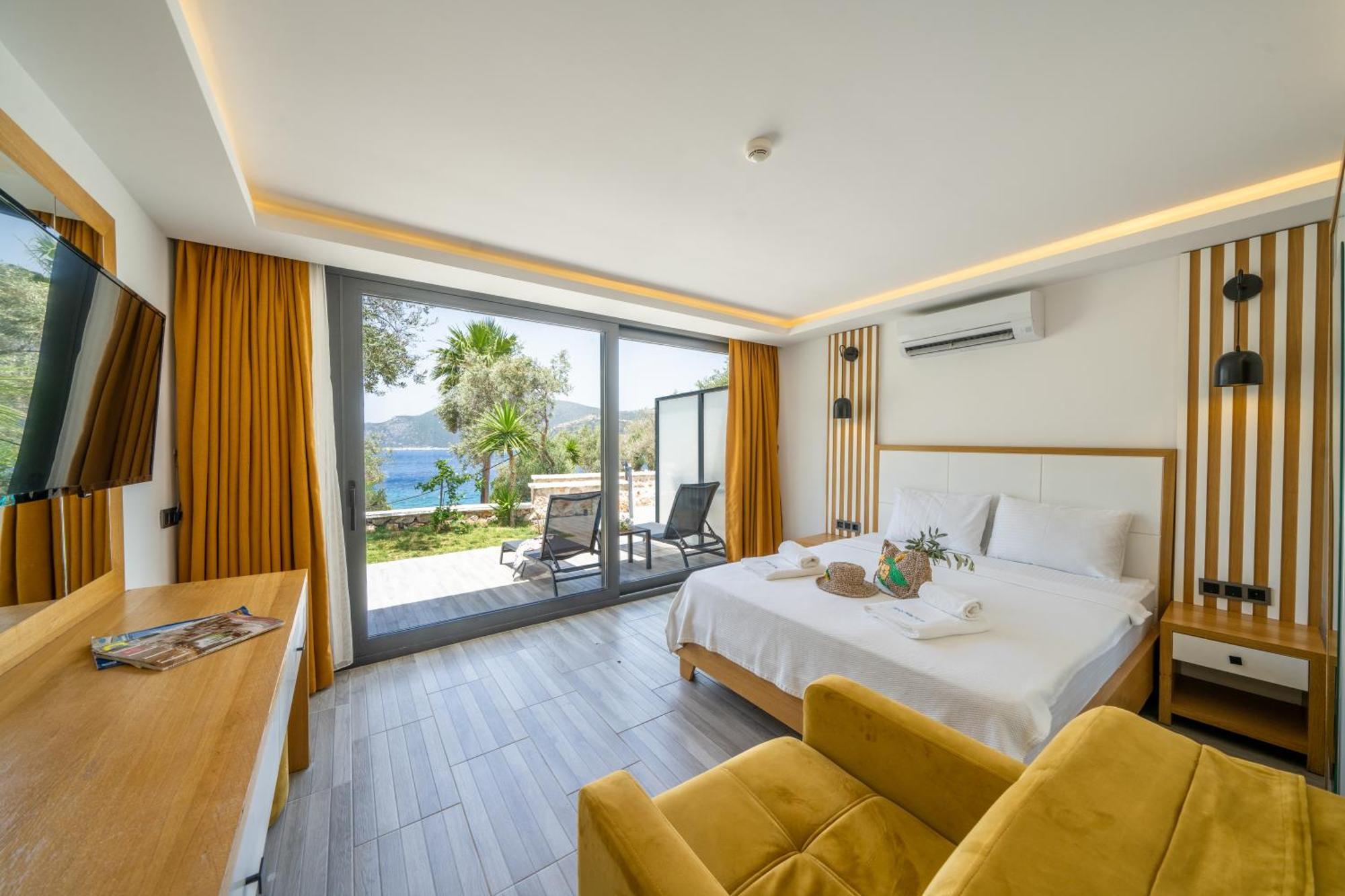 קס Kalkan Beach Park Hotel מראה חיצוני תמונה
