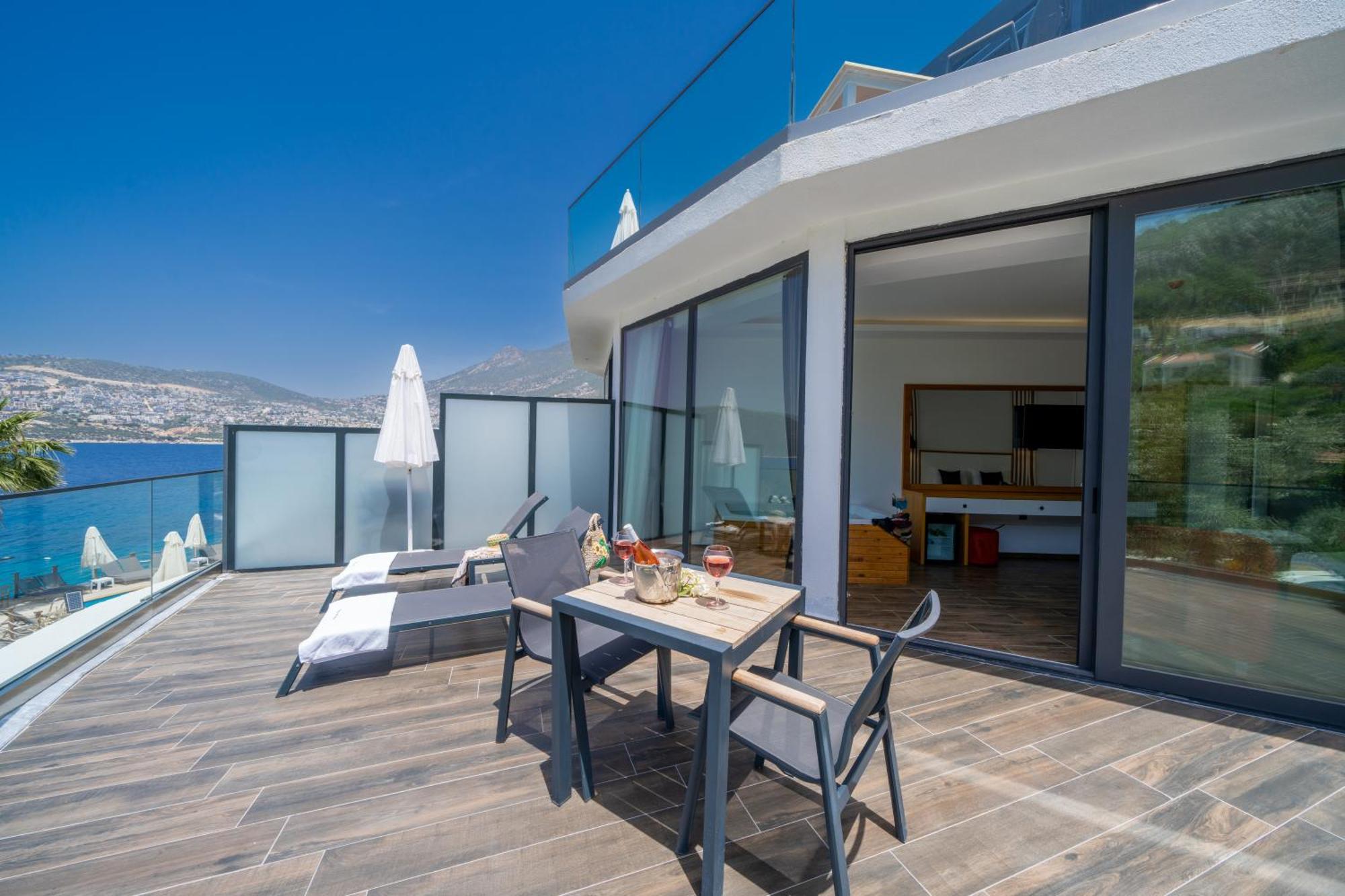 קס Kalkan Beach Park Hotel מראה חיצוני תמונה