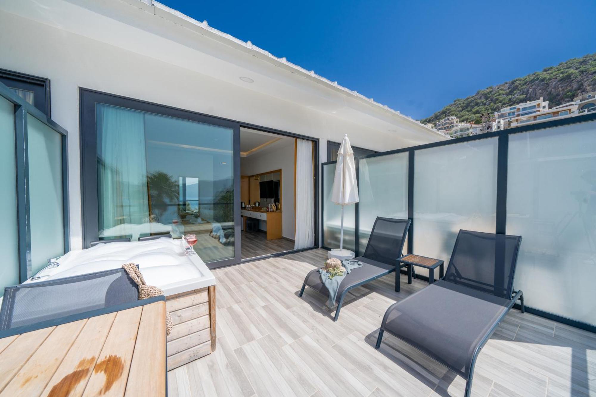 קס Kalkan Beach Park Hotel מראה חיצוני תמונה