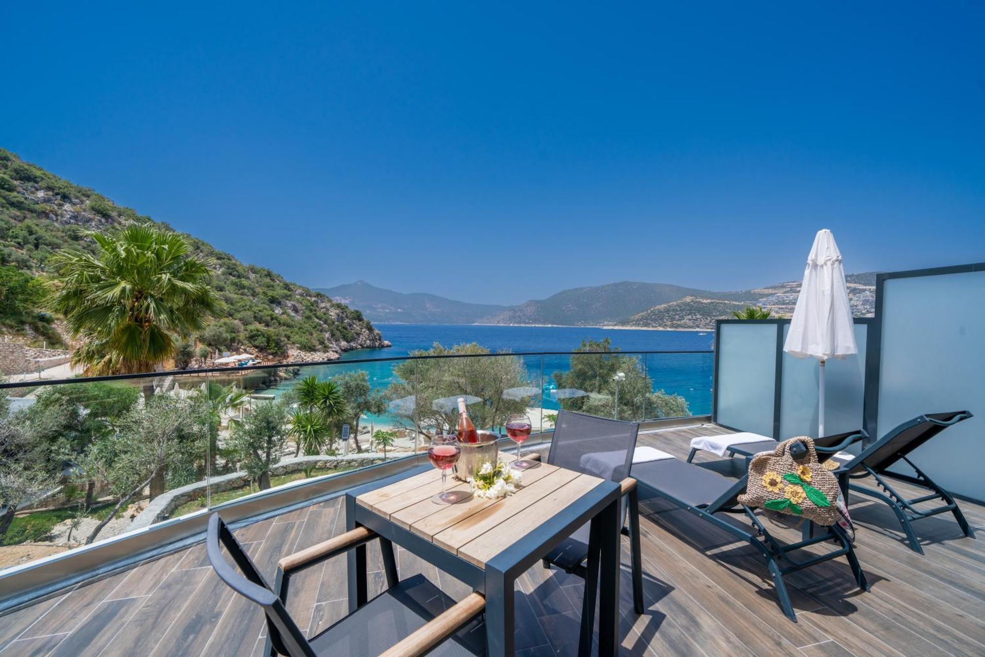 קס Kalkan Beach Park Hotel מראה חיצוני תמונה
