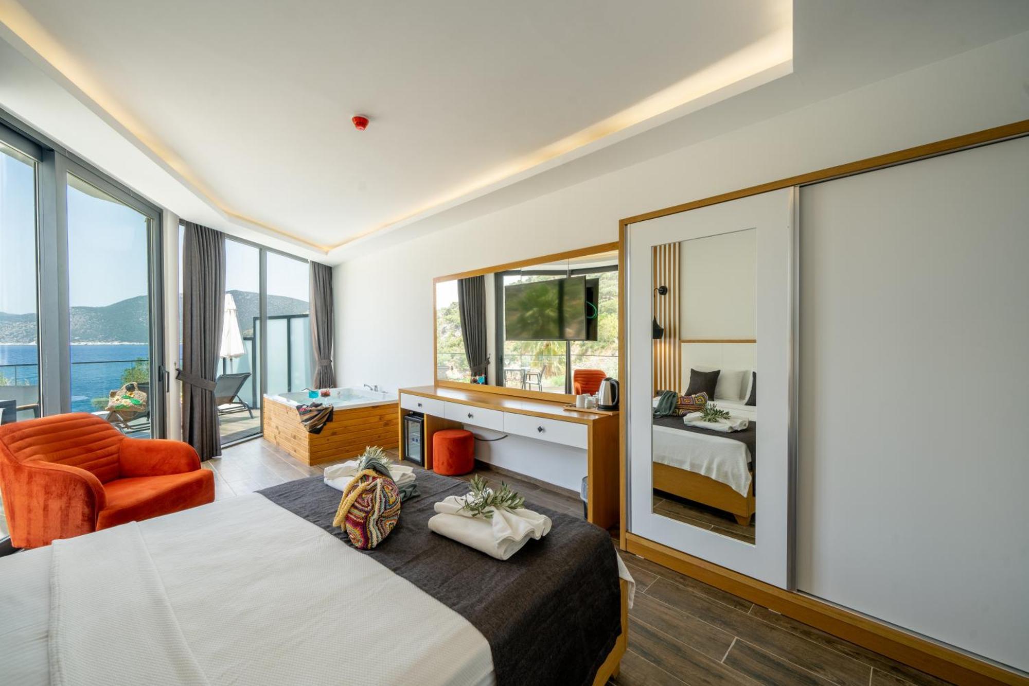 קס Kalkan Beach Park Hotel מראה חיצוני תמונה