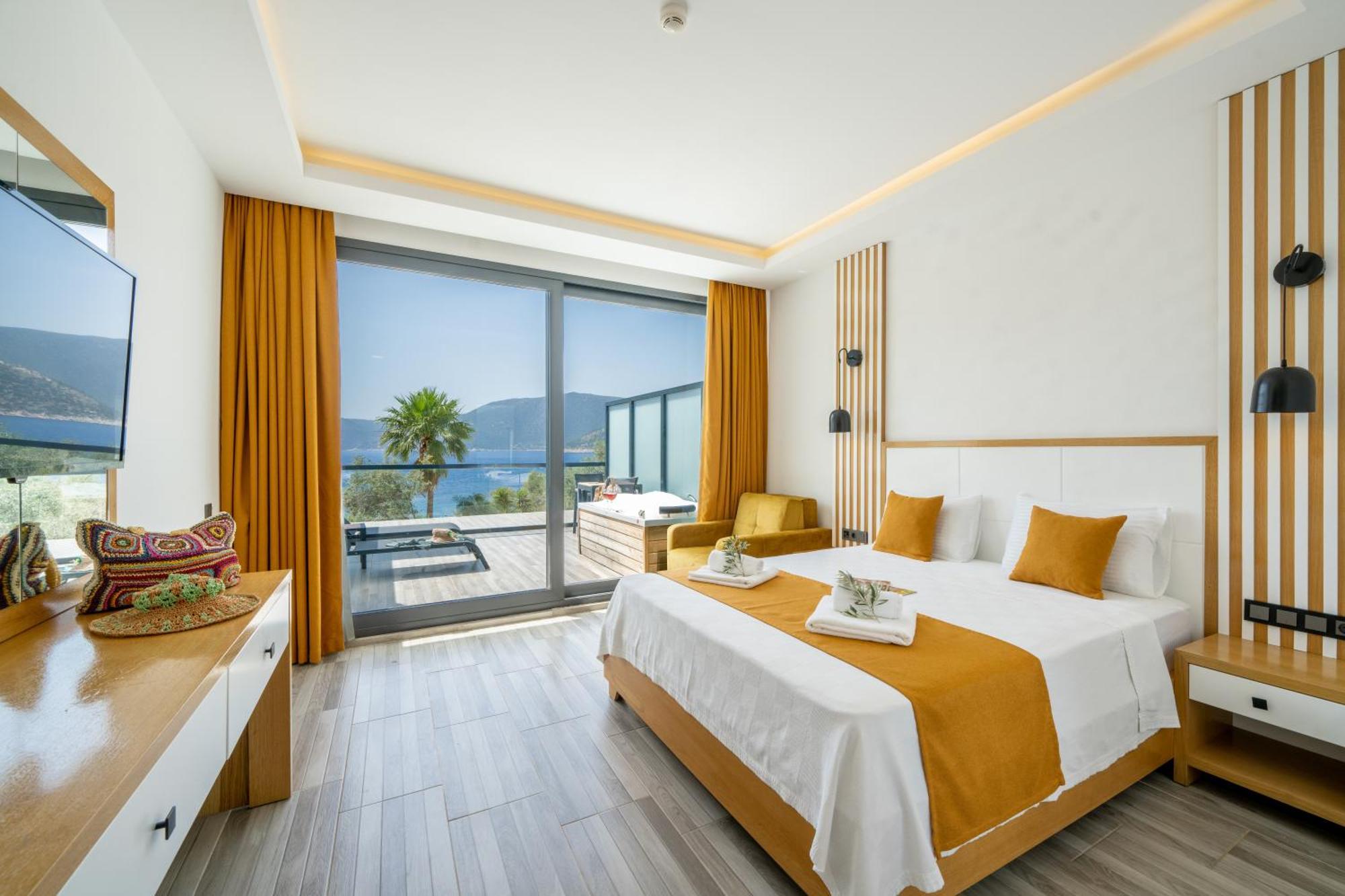 קס Kalkan Beach Park Hotel מראה חיצוני תמונה