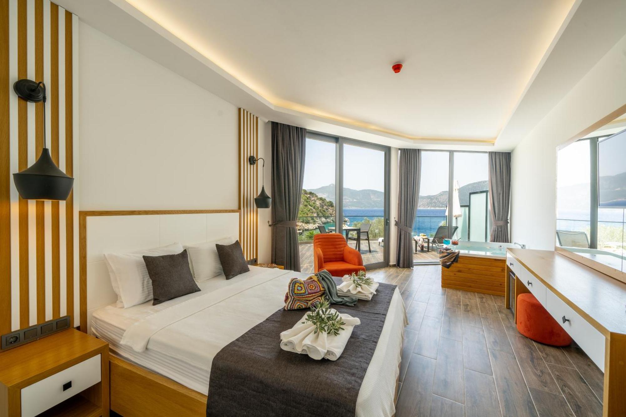 קס Kalkan Beach Park Hotel מראה חיצוני תמונה